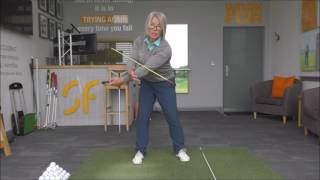 Golf swing arm rotation part 1 Correct golf swing take away body and arm movement [upl. by Maria]