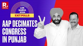 Punjab Exit Poll Results PMARQ Predicts 10 Seats For INDI MATRIZE Predicts 2 Seats For BJP [upl. by Eiro]