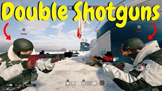 Frost Double Shotgun in Rainbow Six Siege [upl. by Thurmond]