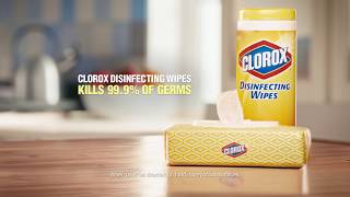 Clorox® Disinfecting Wipes in the Easy to Pull Pack [upl. by Henigman]