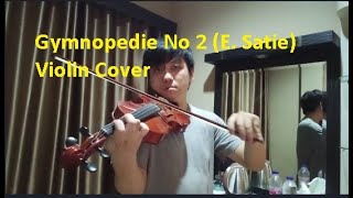 Gymnopédie No 2 by Erik Satie Violin Solo by Richard Hendy with Piano Accompaniment [upl. by Attevaj]