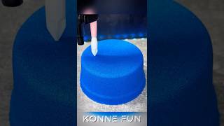 Beautiful blue kinetic sand  soft satisfying ASMR asmr kineticsand satisfying [upl. by Akialam]