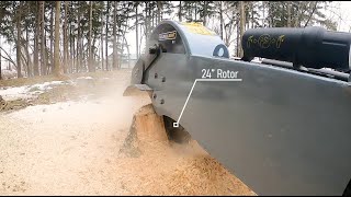 Baumalight S22 Stump Grinder  PreProduction [upl. by Yakcm]