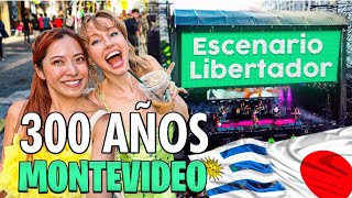 JAPONESA y POLACA EN LOS FESTEJOS EN EL CERRO DE LOS 300 AÑOS DE MONTEVIDEO🇺🇾 [upl. by Akiehs]