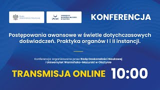 Postępowania awansowe w świetle dotychczasowych doświadczeń Praktyka organów I i II instancji [upl. by Cornall707]