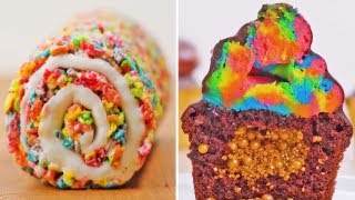 Rainbow Dessert Ideas  Cake Cupcakes and More Delicious Treats by So Yummy [upl. by Samuela181]