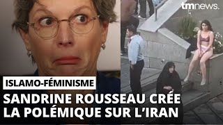 Sandrine Rousseau réagit après larrestation dune étudiante sans voile en Iran [upl. by Cerallua]