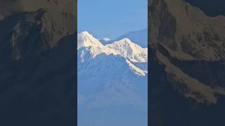 Beautiful Kanchenjunga Peak 🌨❄️🗻kanchenjunga ytshorts viralshorts darjeeling snow [upl. by Rannug499]