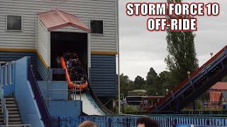 Storm Force 10 OffRide Footage Drayton Manor BEAR Flume Ride  NonCopyright [upl. by Palm]