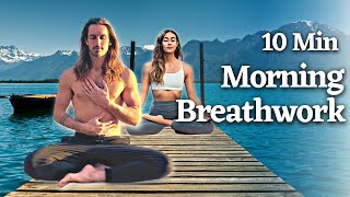 10 Minute Morning Breathwork Routine I The Key To Happiness [upl. by Irrep]