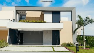 CASA TÉRREA COM UMA VISTA PERMANENTE FANTÁSTICA  3 SUÍTES PISCINA E UMA DECORAÇÃO MODERNÍSSIMA [upl. by Munn]