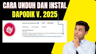 CARA UNDUH DAN INSTAL DAPODIK V2025 [upl. by Bail]