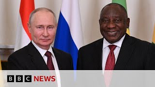 Ukraine war must end Russias Putin told by South African President Ramaphosa  BBC News [upl. by Eiralc]