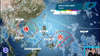 Tracking two possible tropical storms to bring rainfall to the Philippines Westpacwx Bagyong update [upl. by Oskar128]