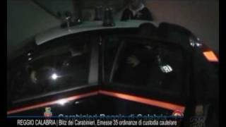 Cn24  REGGIO CALABRIA  Blitz dei Carabinieri emesse 35 ordinanze di custodia cautelare [upl. by Saretta]