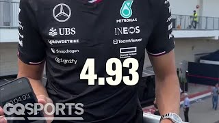 F1 Drivers Test Their Reaction Time [upl. by Aihsrop537]