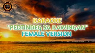 quotKARAOKE PEDTINDEG SA KAWINGANquot FEMALE VERSION sniper band official Moro song [upl. by Llecram]