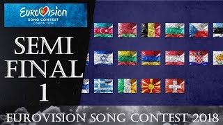 EUROVISION 2018  SEMI FINAL 1  MY 10 QUALIFIERS PERSONAL OPINION [upl. by Arehc]