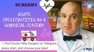 Acute Cholecystitis as a Surgical Concern How to Answer Exam Questions [upl. by Ahsienel]