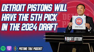 Detroit Pistons Get The 5th Pick AGAIN  Pistons Talk Podcast [upl. by Arihk]