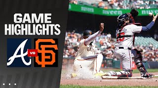 Braves vs Giants Game Highlights 81524  MLB Highlights [upl. by Kindig]