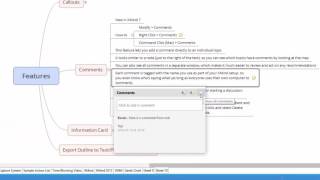 XMind 7  Comments Tutorial [upl. by Eirb]