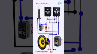 mini amplifier circuit board  How to make amplifier for Speaker Amplifier Speaker Shorts video [upl. by Lisandra88]