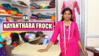 Nayanthara frock Easy To Make  நயன்தாரா ஃபிராக் Stitching Jeni [upl. by Alberic67]