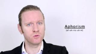 Aphorism Meaning  Pronunciation  Word World  Audio Video Dictionary [upl. by Ittap400]