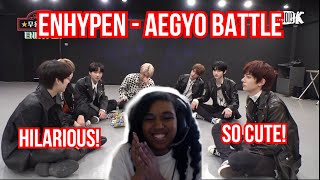 IDOL POWER ACTIVATE  Reaction to Enhypens Aegyo Battle [upl. by Neff]