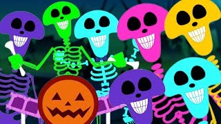 Skeleton March  Scary Nursery Rhymes  Kids Songs For Children [upl. by Rhtaeh]