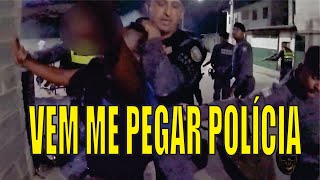 DESAFIOU OS POLÍCIA E LEVOU A PIOR BALA DE BORRACHA EM GERAL [upl. by Ane623]