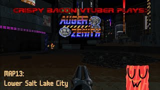 Doom 2 AUGERZENITH  MAP13 Lower Salt Lake City Stream Playthrough [upl. by Eilesor]