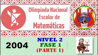 ONEM 2004 NIVEL 2 FASE 1 [upl. by Annaili]