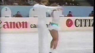 Torvill amp Dean GBR  1983 World Figure Skating Championships Free Dance US CBS quotBarnumquot [upl. by Cruz]