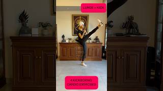 4 KICKBOXING CARDIO EXERCISES [upl. by Adnah]