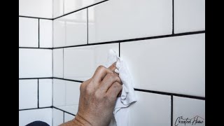 How to Grout Tile A Beginners Guide [upl. by Leahcimnhoj]