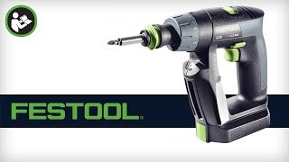 Festool CXS Compact Cordless Drill Features [upl. by Ameline]