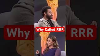 The Meaning Behind RRR Our Names Revealed bollywood interview south jrntr rrr actor [upl. by Steen683]