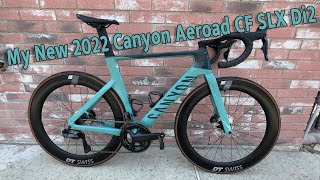 My New 2022 Canyon Aeroad CF SLX Di2 Road Bike [upl. by Bradford]