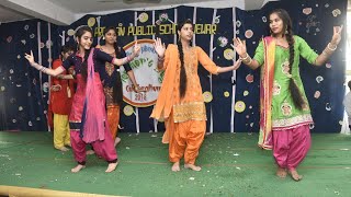 Punjabi Dance By 11th Class Girls On Teachers Day Celebration2018 [upl. by Hjerpe]