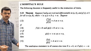 Lecture 46  LHospitals Rule with proof  Application of Derivatives in limits  Analysis  Tamil [upl. by Ophelie]