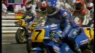 1988 French 500cc GP with Gardner Lawson Schwantz Sarron Sheene [upl. by Acenom]