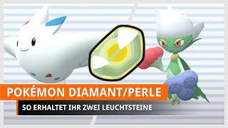 Pokémon Strahlender Diamant amp Leuchtende Perle Leuchtstein finden [upl. by Ocsecnarf]