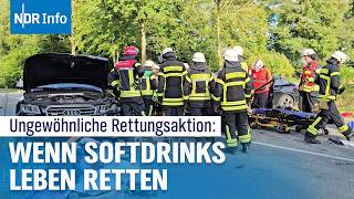 Schwerer Unfall in Niedersachsen Ungewöhnliche Rettungsaktion mit Limo und Cola  NDR Info [upl. by Nerad]