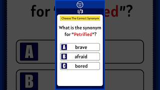 English Synonyms Quiz  Can You Score 33 synonyms english shorts [upl. by Cherise326]