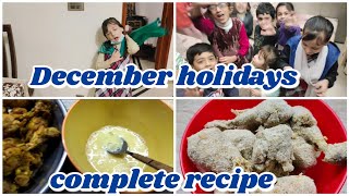 December holidays start aur bachon ki farmaishain  remaining recipe [upl. by Colbert542]