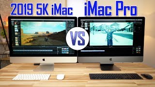 2019 i9 5K iMac vs iMac Pro  2000 Cheaper AND Faster [upl. by Boarer]