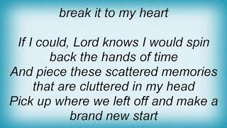 Tracy Lawrence  Cant Break It To My Heart Lyrics [upl. by Jessalyn161]