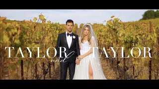 Taylor amp Taylor Lautner Wedding Film at Epoch Estate [upl. by Eitten]